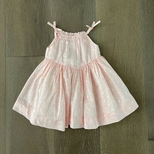 Baby Gap Pink and White Polka Dot Dress